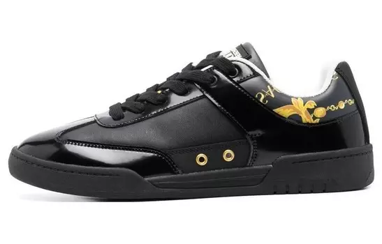 Кроссовки VERSACE JEANS Lifestyle Shoes Men Low-top Black, черный