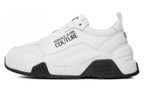 Кроссовки VERSACE JEANS Lifestyle Shoes Women's Low-top Light Green, белый