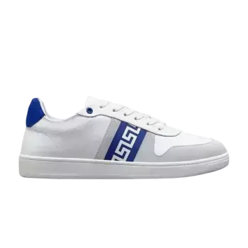 Кроссовки Versace La Greca Sneaker White Grey Blue, белый