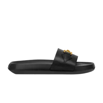 Кроссовки Versace Slide Black Gold, черный