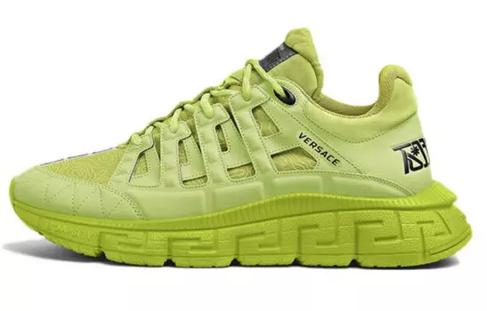 Кроссовки Versace Trigreca, лаймовый