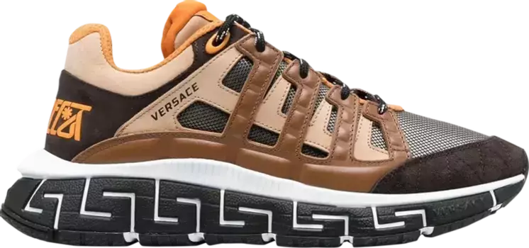 Кроссовки Versace Trigreca Testa Moro Beige, коричневый