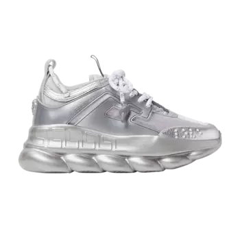 Кроссовки Versace Wmns Chain Reaction, серебро