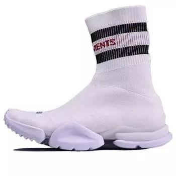 Кроссовки vetements x sock pump high top 'white' Reebok, белый