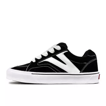 Кроссовки VFDF Skateboarding Shoes Unisex Low-top Black/white, черный/белый