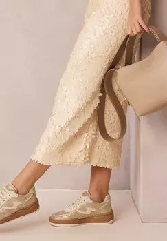 Кроссовки VIA VAI, золотистый