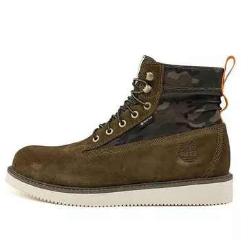 Кроссовки vibram 6 inch premium wide fit boots 'olive green' Timberland, зеленый