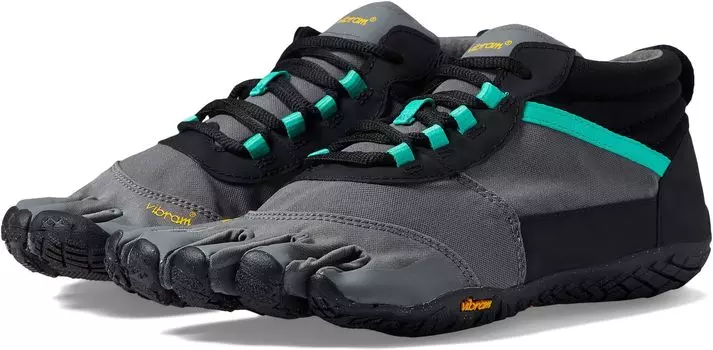 Кроссовки Vibram FiveFingers V-Trek Insulated, цвет Black/Grey/Green