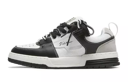 Кроссовки VICKI BROWN Jeans Stylish Skateboarding Shoes Unisex Low-top, белый/серый