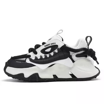 Кроссовки Victoria Angel VIDORY ANGEL Chunky Sneakers Men Low-top Black, белый/черный