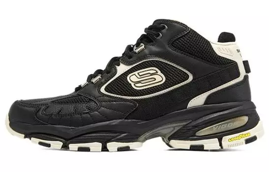 Кроссовки Vigor Chunky мужские средней высоты, черные/белые Skechers