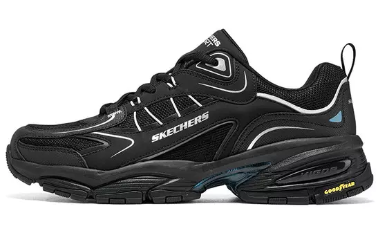 Кроссовки Vigor для бега мужские с низким верхом, черные Skechers