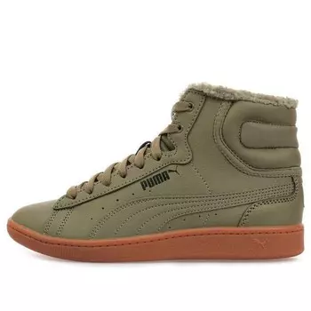 Кроссовки vikky mid l fur Puma, зеленый