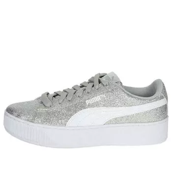 Кроссовки vikky platform glitz Puma, серебряный