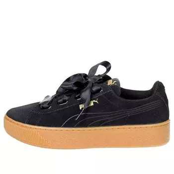 Кроссовки vikky platform ribbon black/gum Puma, черный