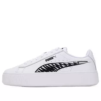 Кроссовки vikky stacked l sketch sneakers white/black Puma, белый