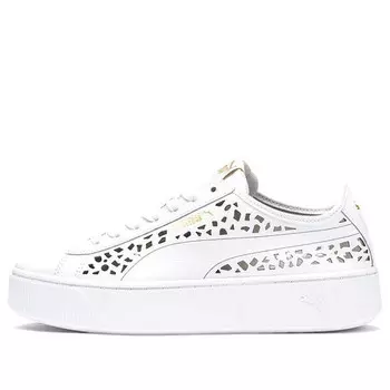 Кроссовки vikky stacked laser cut softfoam sneakers white Puma, белый