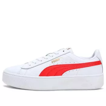 Кроссовки vikky stacked leisure sneakers white/red Puma, белый