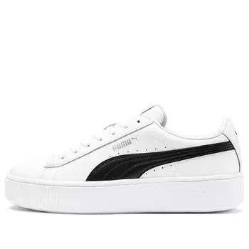 Кроссовки vikky stacked 'white black' Puma, черный