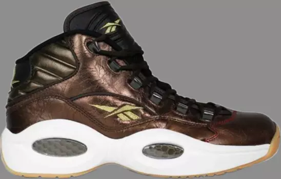 Кроссовки villa x question mid 'liberty bell' Reebok, коричневый