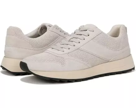 Кроссовки Vince Edric Perforated Lace-Up Sneakers, цвет Horchata Suede