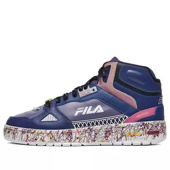 Кроссовки vintage basketbal shoes 'blue purple' Fila Fusion, синий