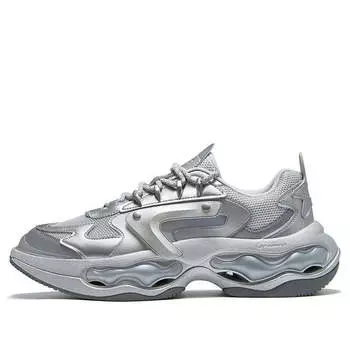 Кроссовки vintage daddy shoes 'silver' Fila Fusion, серебряный