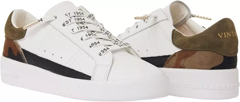 Кроссовки Vintage Havana Lev, цвет White/Camo Multi