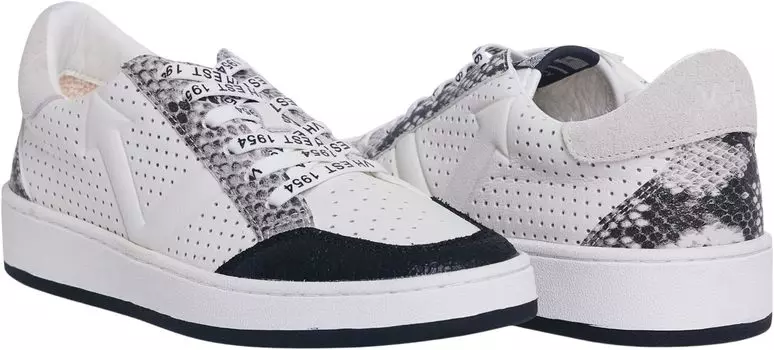Кроссовки Vintage Havana Near, цвет White/Black Snake