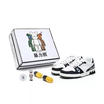 Кроссовки Violent bears Lifestyle Shoes Unisex Low-top, белый/серый