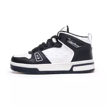 Кроссовки Violent bears Skateboarding Shoes Unisex High-top, белый/черный