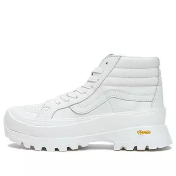 Кроссовки virbram x sk8-hi lx wear-resistant non-slip casual skateboarding shoes white Vans, белый