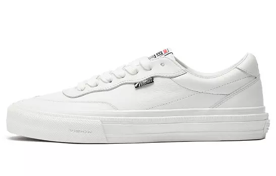 Кроссовки vision street wear Flat Top Skateboarding Shoes Unisex Low-top White, белый