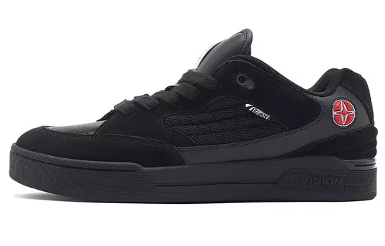Кроссовки vision street wear Savvy Skateboarding Shoes Unisex Low-top Black, черный