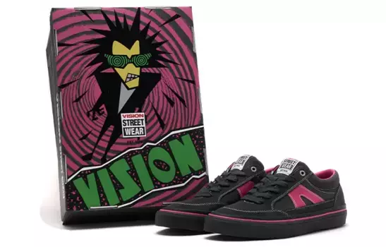 Кроссовки vision street wear Stick Skateboarding Shoes Unisex Low-top Fuchsia, фуксия