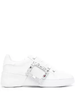 Кроссовки Viv' Skate с кристаллами Roger Vivier, белый