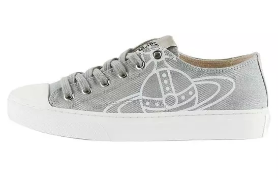Кроссовки Vivienne Westwood Skateboarding Shoes Women's Low-top Gray, серый