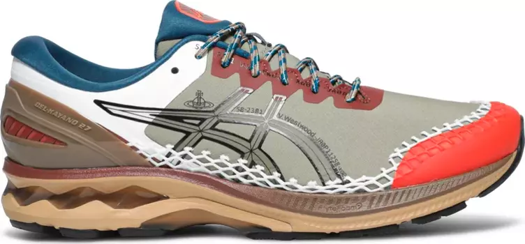 Кроссовки vivienne westwood x gel kayano 27 de 'lichen green brown' Asics, зеленый