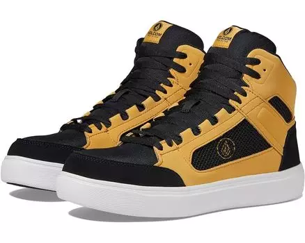 Кроссовки Volcom Evolve High Top SD Comp Toe, цвет Black/Yellow