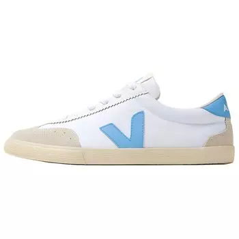 Кроссовки Volley на шнуровке Veja, цвет White-gray-blue