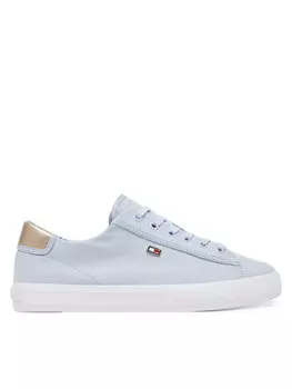 Кроссовки Vulc Canvas Lace Up Sneaker FW0FW08647 Tommy Hilfiger, голубой