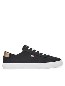 Кроссовки Vulc Canvas Lace Up Sneaker FW0FW08647 Tommy Hilfiger, черный