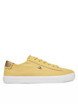 Кроссовки Vulc Canvas Lace Up Sneaker FW0FW08647 Tommy Hilfiger, желтый
