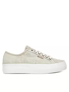 Кроссовки Vulc Flatf Jacquard Aop YW0YW01965 Calvin Klein Jeans, бежевый