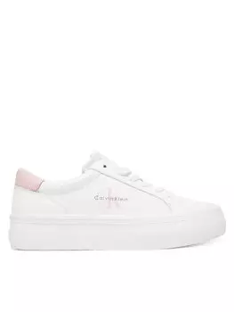 Кроссовки Vulc Flatf Lth Logo Tag YW0YW01873 Calvin Klein Jeans, белый