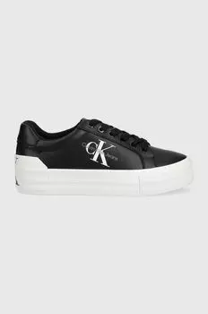Кроссовки Vulc Flatform Bold Lth Calvin Klein Jeans, черный