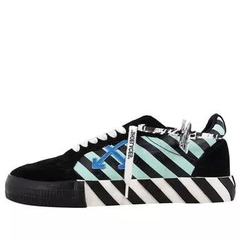 Кроссовки vulc low 'black green white' Off-White, черный