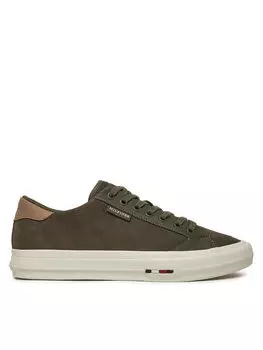 Кроссовки Vulc Street Low FM0FM05458 Tommy Hilfiger, зеленый