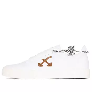 Кроссовки vulcanized low-casual shoes white Off-White, белый