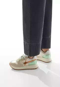 Кроссовки W6YZ, золотистый